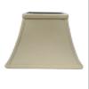 Upgradelights Beige Linen 12 Inch Square Bell Washer Lampshade Replacement 6x12x10 (Beige) view 1