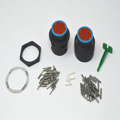 Deutsch HDP20 Bulkhead 31-pin Connector kit, 14-16 AWG Solid Contacts (Made in USA)