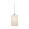 Design Classics Contemporary Mini-Pendant Light with Opal White Cylinder Glass view 1