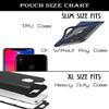 for LG G7 ThinQ Case, LG G7+ ThinQ Pouch Case Holster, TMAN PU Leather Sideways Belt Pouch Holder Case for LG G7 ThinQ/LG LM-G710 (Slim Size Fit) view 2