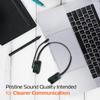 Spracht HS-2051 Dual Ear Wireless Bluetooth Headset with Base Station | Wireless Headset for Work | Wireless Headset with Microphone | AI-Powered Noise Cancelling Headset (not for Desktop Phones) view 4