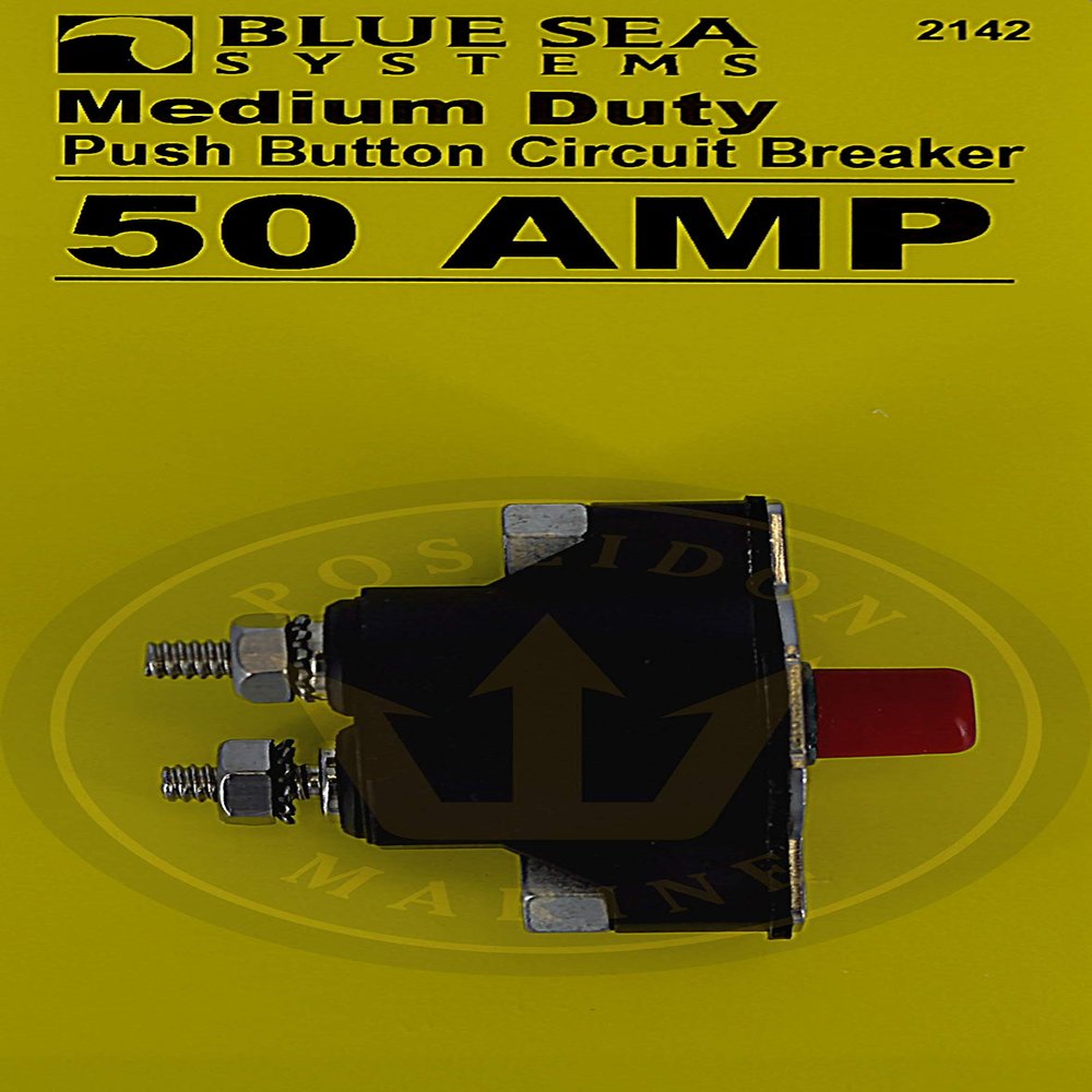 B.S. Circuit Breaker 50Amp Compatible/Replacement for VP and MerCruiser RO: 88-11178A01 3854164 18-69550 18-8220