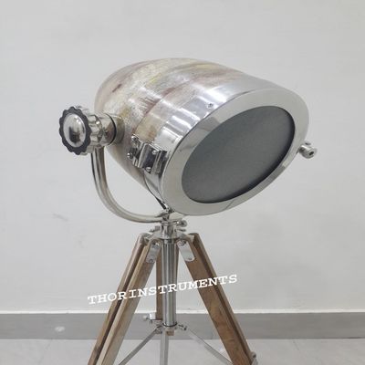 THOR INSTRUMENTS Theater Nautical Natural Wooden Table Lamp Home Decor Rustic Vintage Home Decor Gifts