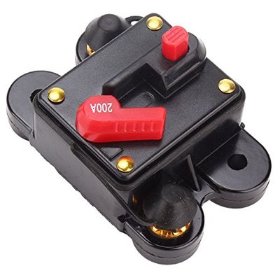 12V 200A Car Amplifier Current Circuit Breaker Inline Fuse Protector Holder
