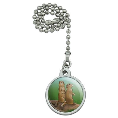 GRAPHICS & MORE Pair of Prairie Dogs Ceiling Fan and Light Pull Chain