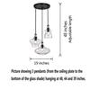 Jojospring Tasia Antique Black/Clear Mouth-Blown Glass Cluster Pendant Chandelier view 2