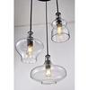 Jojospring Tasia Antique Black/Clear Mouth-Blown Glass Cluster Pendant Chandelier view 4