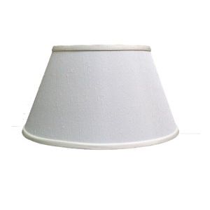 Upgradelights Eggshell Silk European Drum Uno Lampshade Replacement 6x10x7.25