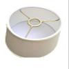Upgradelights Eggshell Silk European Drum Uno Lampshade Replacement 6x10x7.25 view 2