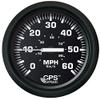 Faria Beede Instruments BEEDE 32816 Euro Speedometer GPS (60 MPH) Studded - 4, Black view 1