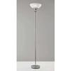 Adesso Metropolis Floor LAMP - Chrome Chrome view 4