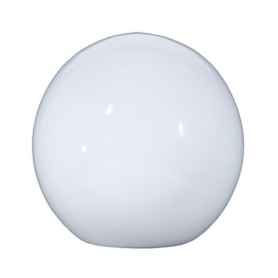 B&P Lamp 12" Opal Glass Neckless Ball Shade