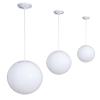 B&P Lamp 12" Opal Glass Neckless Ball Shade view 2