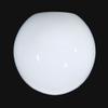 B&P Lamp 12" Opal Glass Neckless Ball Shade view 4