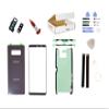 (md0410) Screen Repair Kit Compatible for Galaxy Note 8 Phone Model N950 - Front Outer Glass Lens + Grey Back Cover Replacement (Orchid Gray) view 1