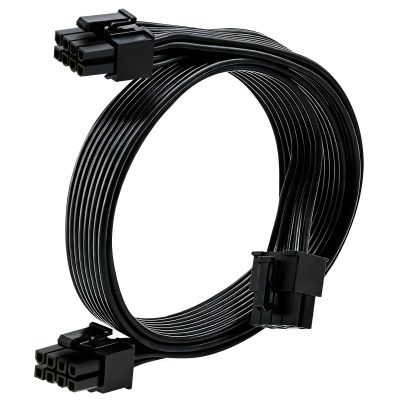 COMeap PCIe Cable for Corsair, ATX CPU 8 Pin Male to Dual PCIe 8 Pin (6+2) Male Power Cable for Corsair Thermaltake ARESGAME Power Supply 25-inch(63cm)