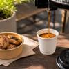 Restaurantware-500 CT Disposable White 4-oz Hot Beverage Cups with Double Wall Design: No Need for Sleeves - Perfect for Cafes - Eco Friendly Recyclable Paper - Insulated - Takeout Coffee Cup view 3