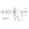 Grohe 19942EN0 Grandera Grohflex Single-Handle 5-Port Diverter Valve Trim Kit with Lever Handle, Brushed Nickel view 3