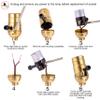 (2 pack) 3 way socket replacement for lamp, Medium Base Interior Only, Incandescent Lamp holder, Removable Turn Knob, 2-Circuit. view 2