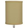 FenchelShades.com Lampshade 6" Top Diameter x 6" Bottom Diameter x 8" Slant Height with Clip-On Attachment for Standard Edison-Style Lightbulb (Designer Chintz Tan) view 2