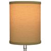 FenchelShades.com Lampshade 6" Top Diameter x 6" Bottom Diameter x 8" Slant Height with Clip-On Attachment for Standard Edison-Style Lightbulb (Designer Chintz Tan) view 3