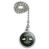 GRAPHICS & MORE Happy Camper with Campfire Ceiling Fan and Light Pull Chain view 1
