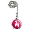 GRAPHICS & MORE Girl Poop Pooping Sitting on Toilet Funny Ceiling Fan and Light Pull Chain view 1