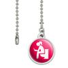 GRAPHICS & MORE Girl Poop Pooping Sitting on Toilet Funny Ceiling Fan and Light Pull Chain view 2