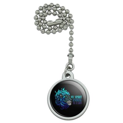 GRAPHICS & MORE My Spirit Animal is a Lion Ceiling Fan and Light Pull Chain