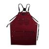 Genuine Leather Strap Denim or Canvas Apron With Utility Leather Pockets Adjustable to L Woodworkers Tattoo Hairdresser Butchers Apron (M and L same size, Canvas style 8) view 1