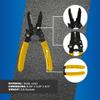 Miller 721 Wire Stripper/Cutter Strips 2210 AWG (0.6-2.6mm), Precision Hardened Cutting Surfaces, Cushion Grip Handles, Automatic Return Spring, Serrated Nose, Black Oxide Finish Ripley Tools view 3