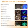 Waklyte Black Light UV Light, 21 LED 395nm UV Flashlight, Powerful Mini Blacklight Flashlight, Small Portable Black Light Flashlight for Pet Urine Detection, Scorpion, Resin Curing, Bed Bug, Nails view 2