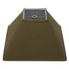 FenchelShades.com 4" Top Dimension x 11" Bottom Dimension 7" Slant Height Square Lampshade USA Made (Olive Drab) view 1