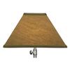 FenchelShades.com 4" Top Dimension x 11" Bottom Dimension 7" Slant Height Square Lampshade USA Made (Olive Drab) view 3