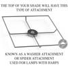 FenchelShades.com 4" Top Dimension x 11" Bottom Dimension 7" Slant Height Square Lampshade USA Made (Olive Drab) view 4