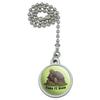 GRAPHICS & MORE Tortoise Take It Slow Turtle Ceiling Fan and Light Pull Chain view 1