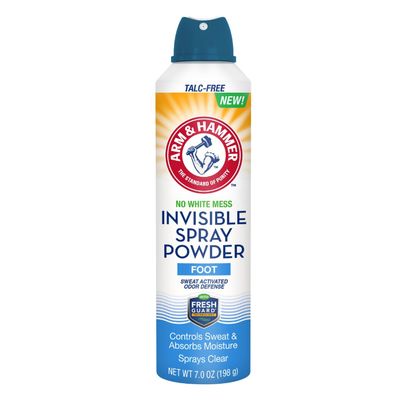 Arm & Hammer Invisible Spray Foot Powder 7.0 oz (Pack of 2)