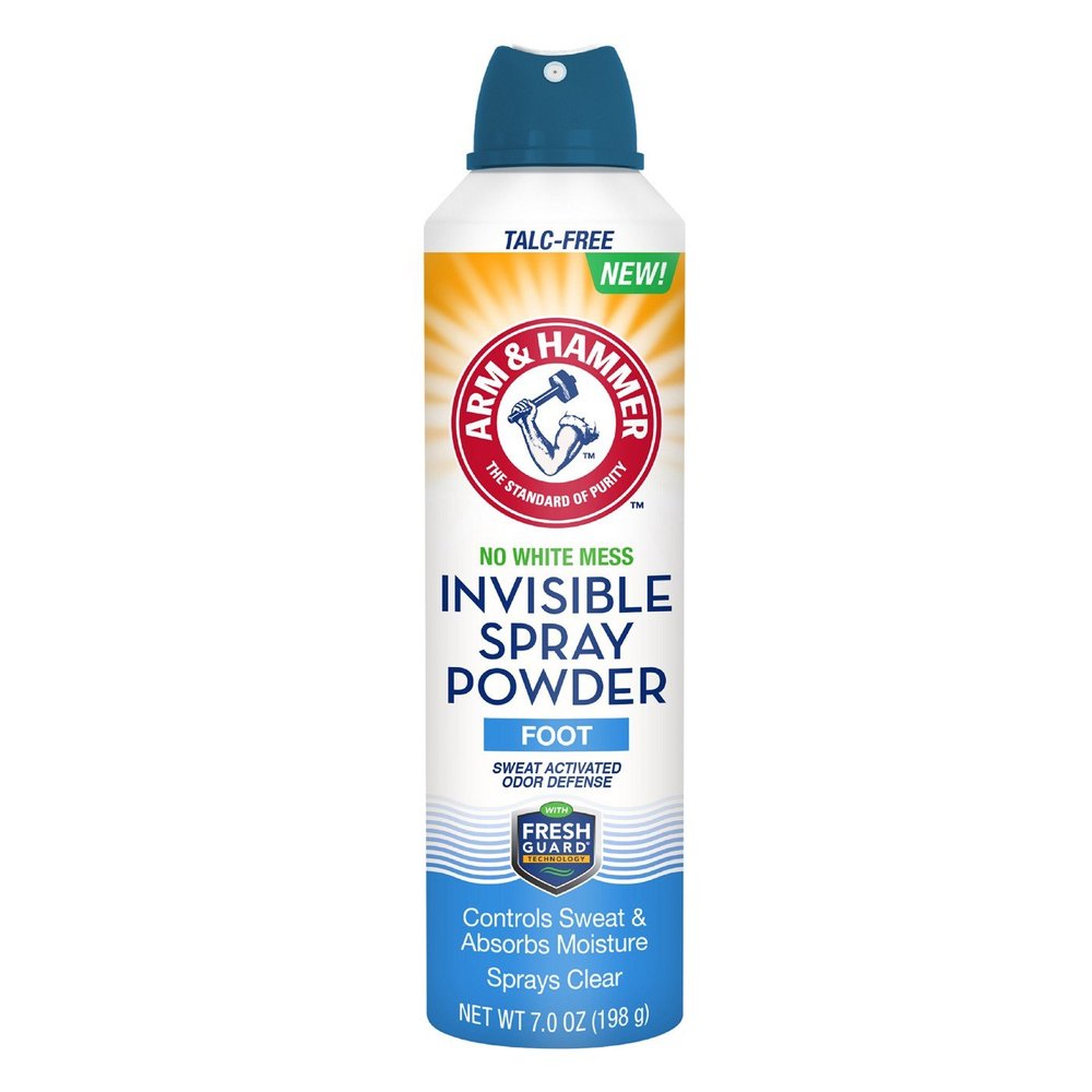 Arm & Hammer Invisible Spray Foot Powder 7.0 oz (Pack of 2)