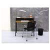 Scranton & Co LED Desk Lamp, 16.75 in H, Silver Finish, Aluminum and ABS Plastic, 8 Brightness Levels, 8 Color Settings, Flexible Neck, USB Charging Port, Flicker-Free Light for Home or Office Use view 2