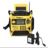 Kaito Voyager Pro KA600 Digital Solar Dynamo Crank Wind Up AM/FM/LW/SW & NOAA Weather Emergency Radio with Alert, RDS & Smart Phone Charger, Yellow (AC Wall Adapter Included) view 1
