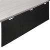 VIVO 60 inch Under Desk Privacy and Cable Management Organizer Sleeve, Wire Hider Kit Panel System, Black, DESK-SKIRT-60 view 1