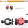 Roolad Mini Tripod for Camera Phone Handheld Holder with Clip (Red) view 2