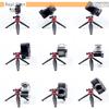 Roolad Mini Tripod for Camera Phone Handheld Holder with Clip (Red) view 4