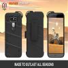 LG G5 Case, Zizo [Bolt Series] with [LG G5 Screen Protector Clear] Kickstand [Military Grade Drop Tested] Holster Belt Clip - LG G5 view 4