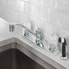 EverFlow Single Handle Kitchen Faucet Complete Kit Gerber Style KFKT17182-20, Compressed Valve Chrome Plated Finish, Construction view 4