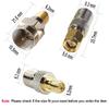 exgoofit F Type to SMA Male Female Coax Connector Coaxial Adapter 2 Sets 6 Pcs view 3