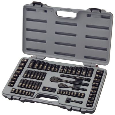 Stanley 92-824 Black Chrome & Laser Etched Socket Set, 69 Piece