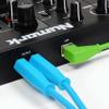 DJ TechTools Chroma Cables Right-Angled USB-A to USB-B Cable | 1.5m / 5 ft | Audio Optimized | Shielded from Interference | Cable Tie (Green) view 2