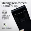 Turtleback Premium Leather Belt Clip for Samsung Galaxy S26 Ultra, S25 Ultra to S20 Ultra - Medium - Leather Wrapped Clip with Belt Loops, Fits Commuter, Symmetry Medium Style Cases view 3