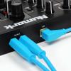 DJ TechTools Chroma Cables Right-Angled USB-A to USB-B Cable | 1.5m / 5 ft | Audio Optimized | Shielded from Interference | Cable Tie (Blue) view 2